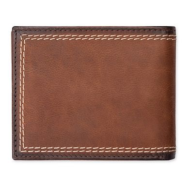 Men's Columbia RFID-Blocking Heavy Contrast Stitch Traveler Wallet