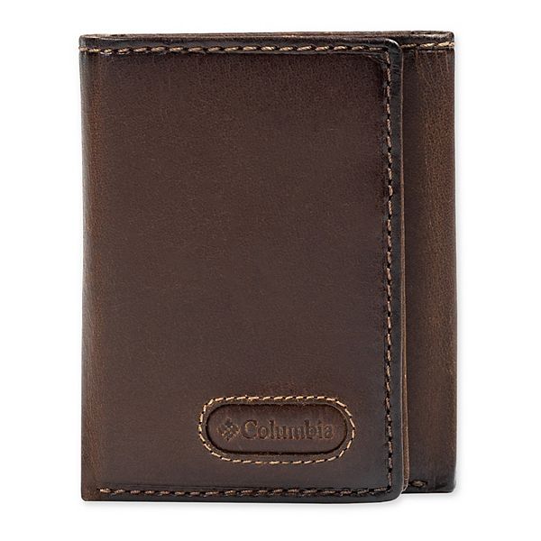 Men's Columbia RFID Extra Capacity Trifold Leather Wallet