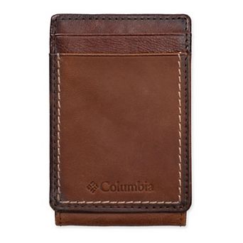 Men's Columbia RFID-Blocking Burnished Magnetic Money Clip Wallet