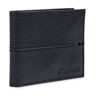 Men's Columbia RFID Extra Capacity Pebble Grain Bifold Wallet