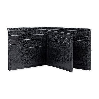 Men's Columbia RFID Extra Capacity Pebble Grain Bifold Wallet