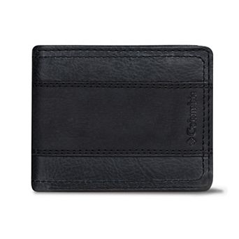 Men's Columbia RFID Leather Overlay Passcase Wallet