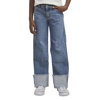 Girls 7-16 Levi's® Wide Leg with Deep Cuffs Jeans