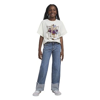 Girls 7-16 Levi's® Wide Leg with Deep Cuffs Jeans