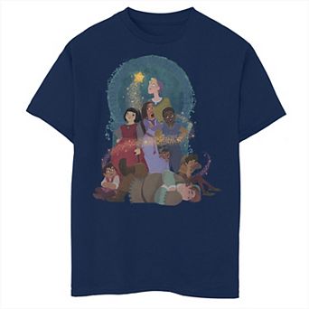 Boys 6-20 Wish Sparkly Group Portrait Graphic Tee