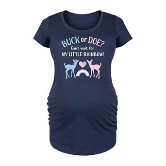 Maternity Buck or Doe Graphic Tee