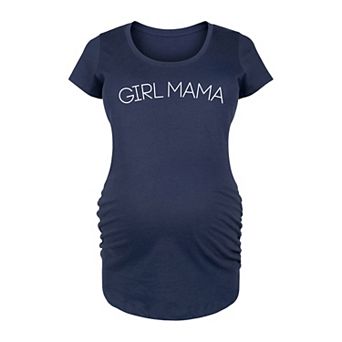 Maternity Girl Mama Graphic Tee