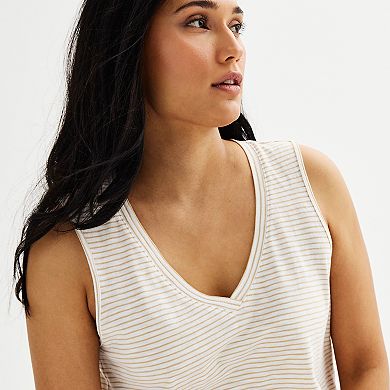 Women's Sonoma Goods For Life® V-Neck Tank Top