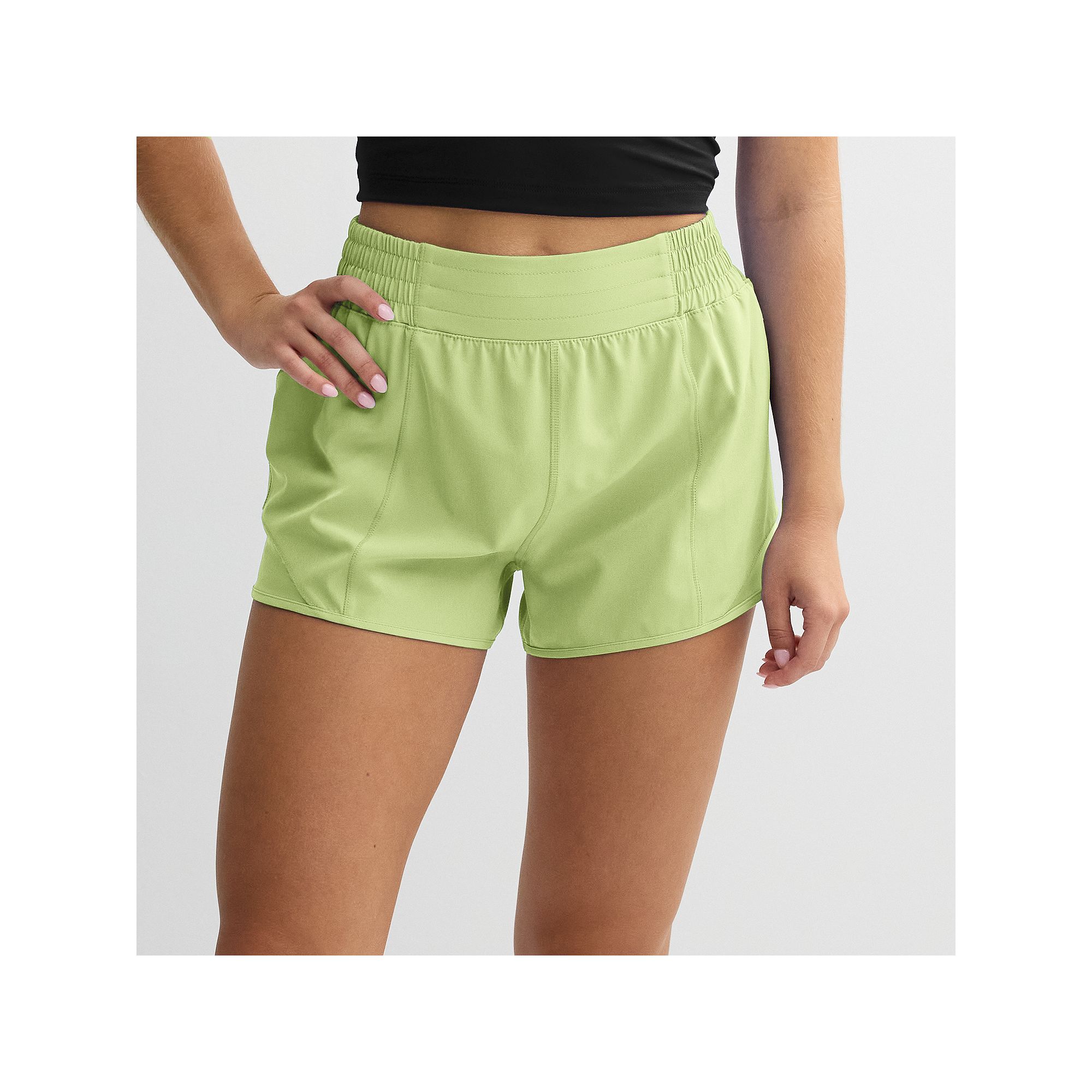 Juniors SO® Woven Running Shorts, Girls, Size: Medium, Green Tint