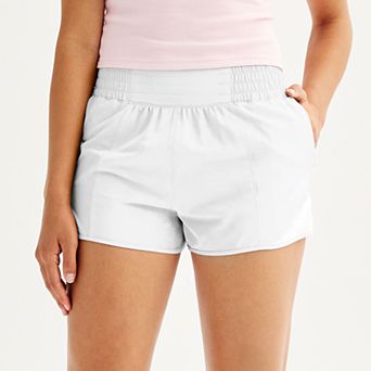 Juniors' SO® Woven Running Shorts