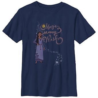Boys Husky Wish Asha Magic In Every Wish Graphic Tee