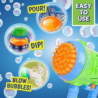 Maxx Bubbles Bubble Barrage Bubble Gun
