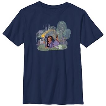 Boys Husky Wish Asha Laying On The Grass Graphic Tee
