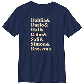 Boys Husky Wish Name Stack Graphic Tee