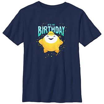 Boys Husky Wish It's My Birthday Graphic Tee