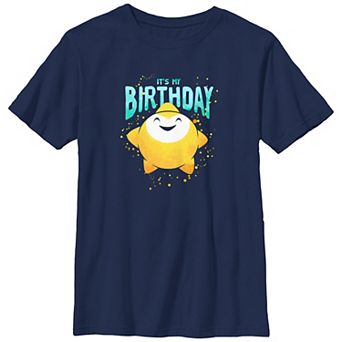 Boys Husky Wish It's My Birthday Graphic Tee