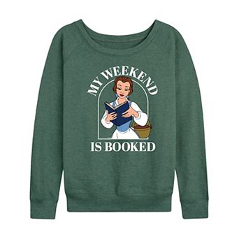 Disney's Beauty and the Beast Belle Weekend Booked French Terry Long Sleeve Tee