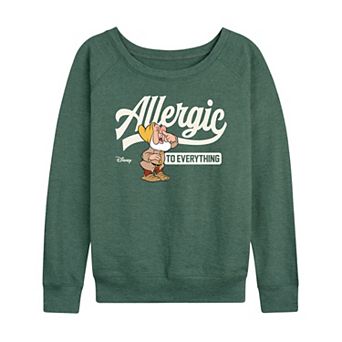 Disney's Snow White and the Seven Dwarfs Sneezy Women's French Terry Long Sleeve Tee