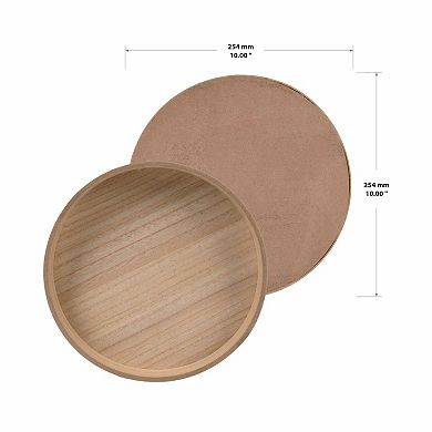 Round Decorative Tray Table Decor