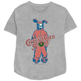 Juniors' A Christmas Story Bunny Costume Relaxed Fit Tee