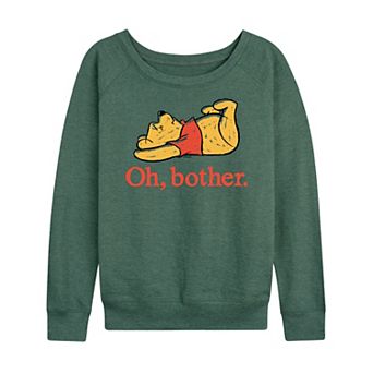 Disney's Winnie the Pooh Women's Oh Bother French Terry Long Sleeve Tee