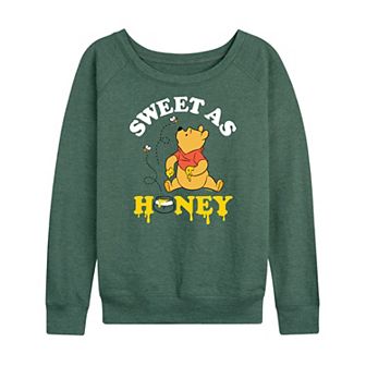 Disney's Winnie the Pooh Women's Sweet As Honey French Terry Long Sleeve Tee