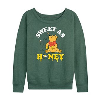 Disney's Winnie the Pooh Women's Sweet As Honey French Terry Long Sleeve Tee