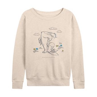 Disney's Winnie the Pooh Eeyore Women's French Terry Long Sleeve Tee