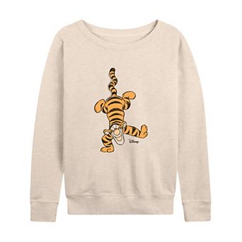 Disney's Winnie the Pooh Tigger Women's Handstand French Terry Long Sleeve Tee
