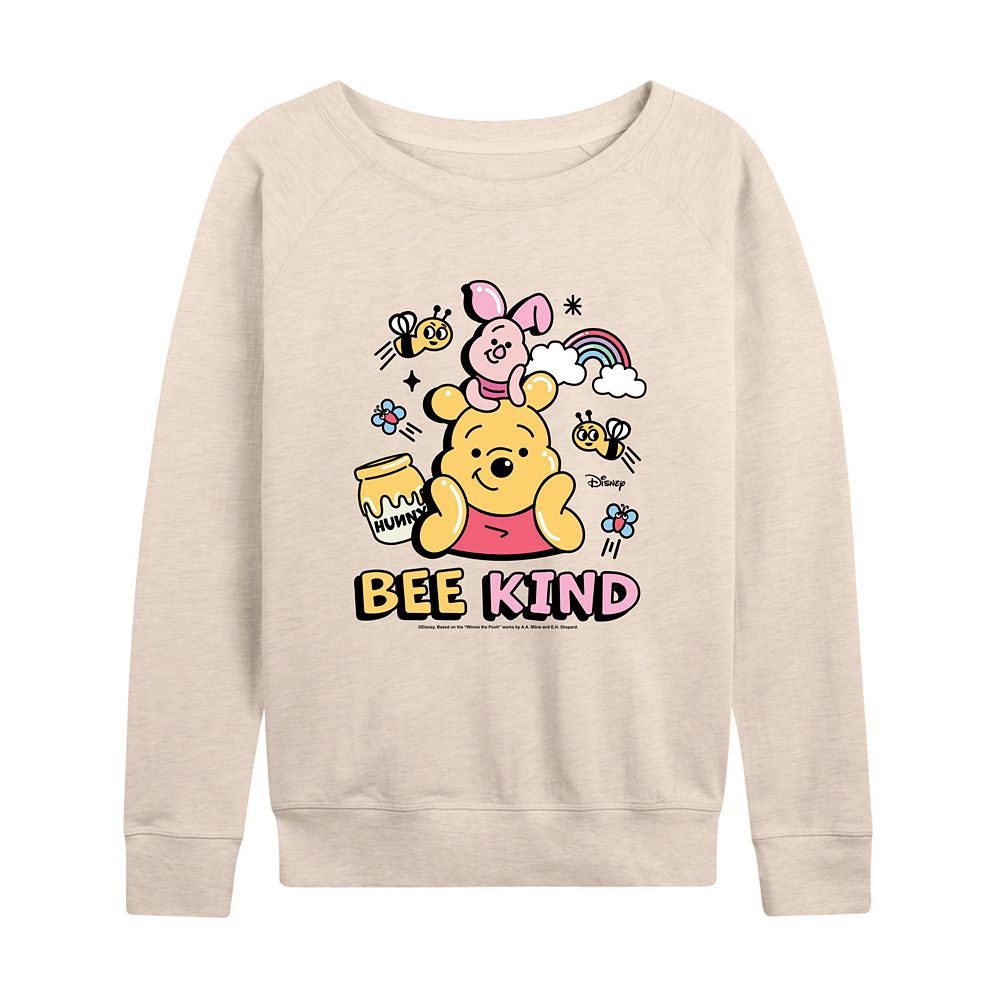 Babyhug Frill Sleeves Tee With Winnie The Pooh Print & Frill Detailing- Pink