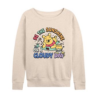 Disney's Winnie the Pooh Women's Be The Sunshine French Terry Long Sleeve Tee