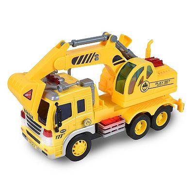 Maxx Action Excavator with Lights, Sounds and Motorized Drive