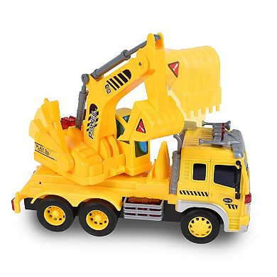 Maxx Action Excavator with Lights, Sounds and Motorized Drive