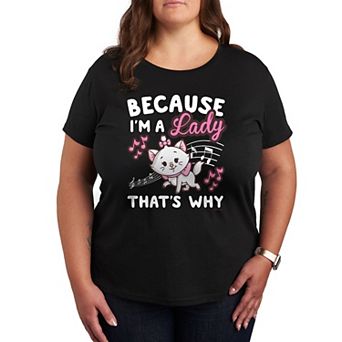 Disney's The Aristocats Marie Plus I'm A Lady Graphic Tee