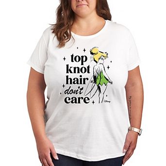 Disney's Tinker Bell Plus Top Knot Graphic Tee