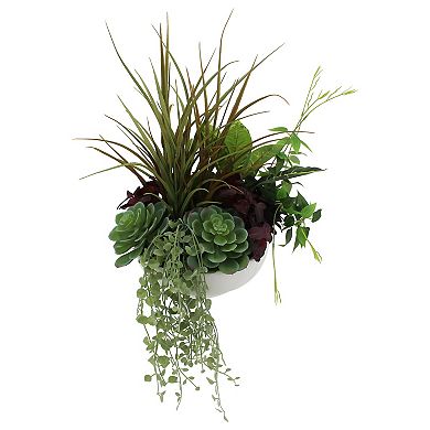 Sonoma Goods For Life Potted Artificial Grass & Succulent Plant Table Decor