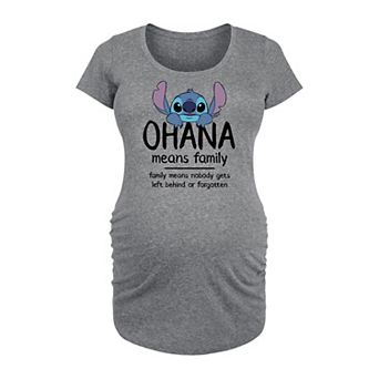 Disney's Lilo & Stitch Maternity Ohana Graphic Tee