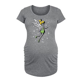 Disney's Tinker Bell Maternity Sketch Sparkles Graphic Tee