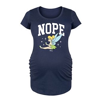 Disney's Tinker Bell Maternity Nope Graphic Tee
