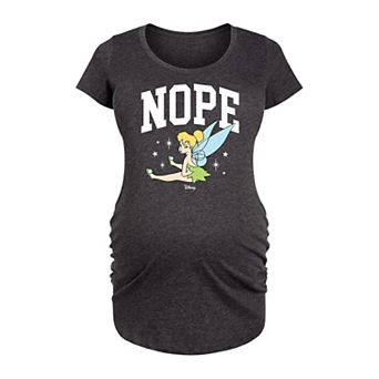 Disney's Tinker Bell Maternity Nope Graphic Tee