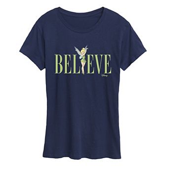 Disney's Tinker Bell Women's Believe Graphic Tee