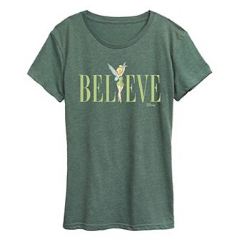 Disney's Tinker Bell Women's Believe Graphic Tee