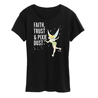 Disney's Tinker Women's Bell Pixie Dust Graphic Tee