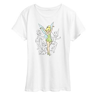 Disney's Tinker Women's Bell Sketches Graphic Tee