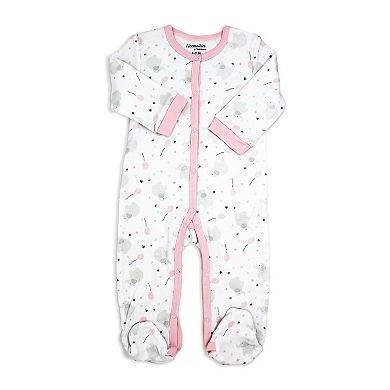 Baby Girls Elephants and Balloons Layette, 5 Piece Set