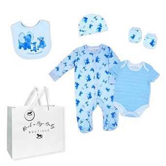 Baby Boys Little Friends Layette, 5 pc Set