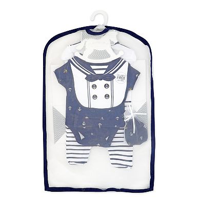 Baby Boys Sailor Baby Layette, 5 Piece Set