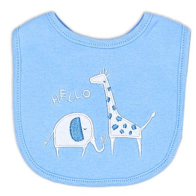 Baby Boys Blue Safari Layette, 5 Piece Set