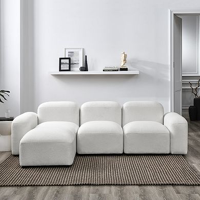 F.c Design Versatile L-shape Modular Sectional Sofa Diy Combination