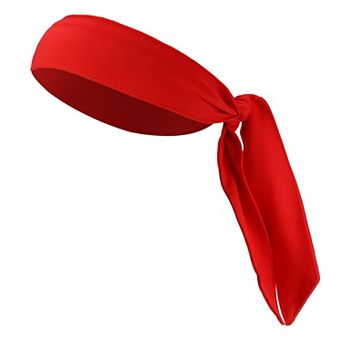 Adjustable Soft Sport Headband Sweat Wicking Gym Tennis Tie Sweatband
